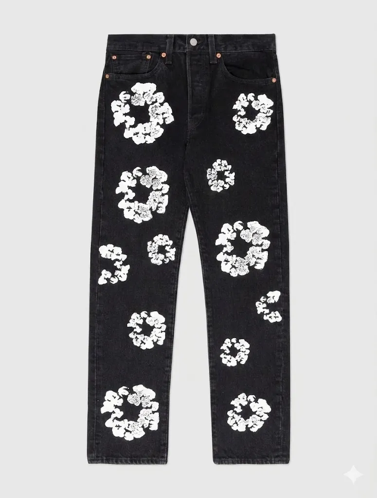 Denim Jeans - Washed Black