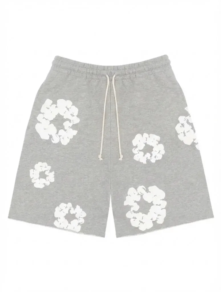 Denim Tears Cotton Wreath Short - Grey