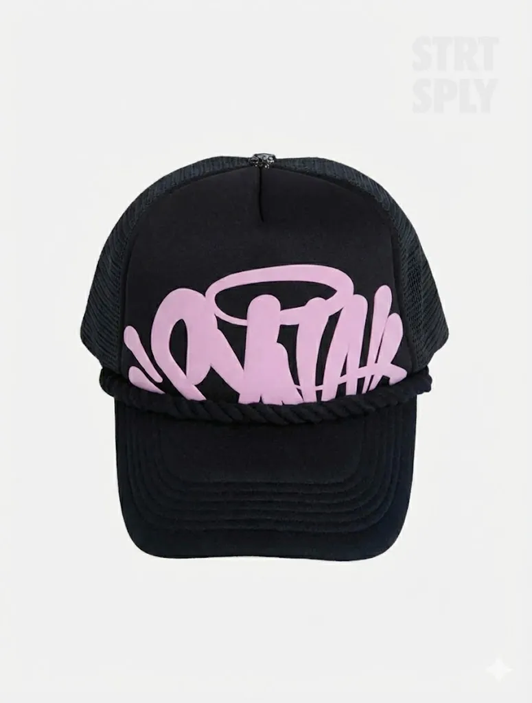 SYNAWORLD Trucker Cap - Black/Lilac